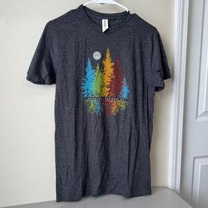 Mackinac Island MI Grey Tee